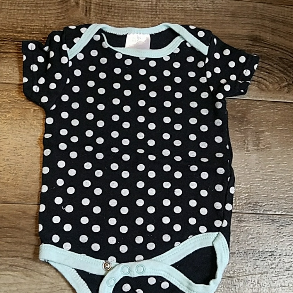 Polka dot onsie